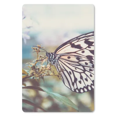 Produktbild von MuchoWow® Mauspad Mousepad Schmetterling - Blumen - Frühling 40x60 cm - Mousepads - Maus Mat - Pad - Mausunterlage - Schreibtisch Accesoire