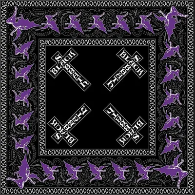 Obrázok produktu pre Black Sabbath - Šatka s logom pre mužov/ženy Uni RO9750 (One Size) (Black/White)