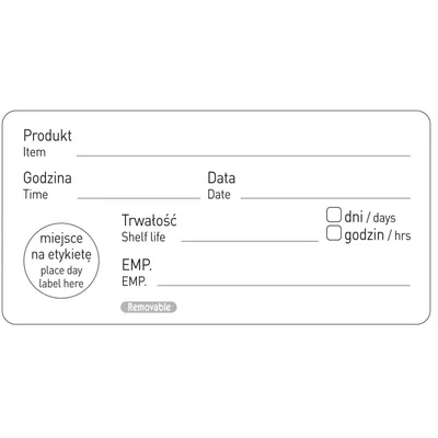 Immagine prodotto di Adesivi con data di sicurezza alimentare IT IT 500 pz. Hendi 850206
