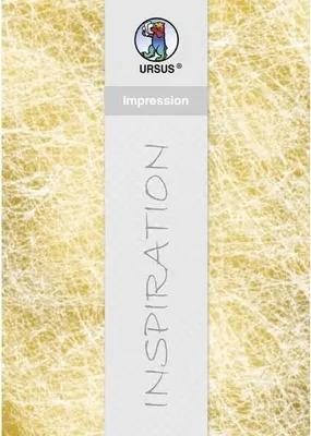 Produktbild von Bastelpapier Impression 140g/qm 23X33cm VE=5 Blatt gold