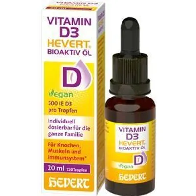 Produktbild von VITAMIN D3 HEVERT Bioaktiv Öl, 20 ml