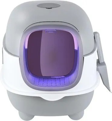 Obrázek produktu pro Automatické toalety se senzorem – Štíhlé toalety pro vnitřní použití – Toalety bez nutnosti drhnutí – Bez zápachu a hygienické – Ideální pro malé i velké kočky
