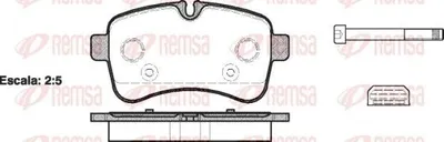 Produktbild von REMSA Bremsbeläge Satz Hinten Bremsklötze für IVECO Daily VI Kastenwagen 1282.00