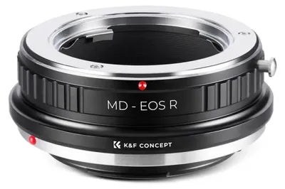 Obrázek produktu pro Adaptér objektivu – Minolta MD MC na bajonet Canon EOS R RF – Adaptér pro montáž objektivu – Manuální ostření