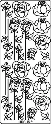 Produktbild von Hologramm-Kreativsticker 10x23cm Motiv 52 VE=5 Stück silber