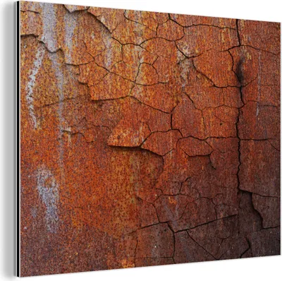 Obrázok produktu pre Nástenná dekorácia Kovový kovový obraz Wall Art 120x90cm Železo - hrdza - priemyselné Muchowow Hliníkové obrazy