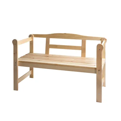 Produktbild von Gartenbank 2-Sitzer Friesenbank Kiefer massiv naturbelassen