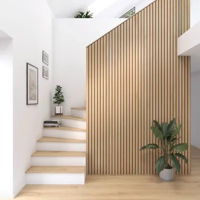 Produktbild von Fjordwall Akustikpaneel LUX Eiche 2400 x 600 x 20 mm