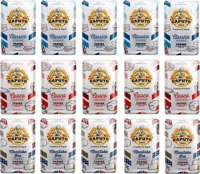 Produktbild von Mehl Molino Caputo Testpaket Napoli Pizzamehl Pizza Mehl 15 x 1 kg