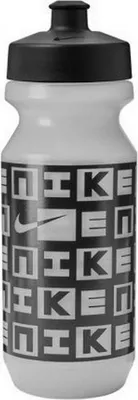 Produktbild von Nike - Sportflasche, Logo, 650ml BS6027 (Einheitsgröße) (Weiß/Weiß/Schwarz/Schwarz)