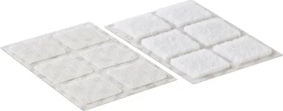 Immagine prodotto di Quadrati VELCRO® Hook & Loop Autoadesivi, Hook & Loop 25 mm x 25 mm x 24 set Bianco