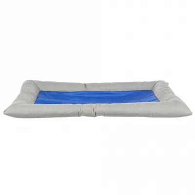 Immagine prodotto di Letto rettangolare refrigerante Trixie Cool Dreamer con bordo grigio/blu Dimensioni: 75 x 50 cm