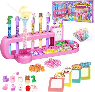 Immagine prodotto di Kit per attività creative con penne, ideale come regalo per bambine dai 6 ai 12 anni