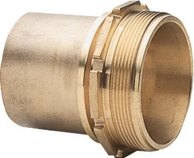 Produktbild von Tankwagenkupplung Messing Auengewinde 1 glatter Stutzen