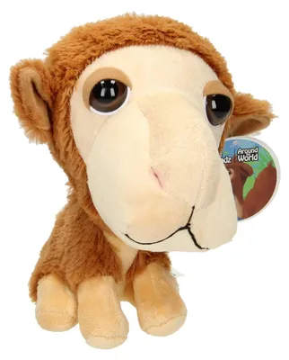 Image de Knuffel Big Head Pluche Kameel, 21cm
