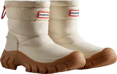 Produktbild von Hunter - Damen Schneestiefel "Intrepid" FS10810 (37 EU) (Hell Khaki/Gummi Rosa)
