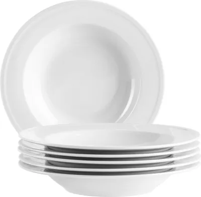 Zdjęcie produktu dla Zestaw talerzy do zupy, porcelanowy zestaw talerzy do zupy, porcelana Arlona Mäser