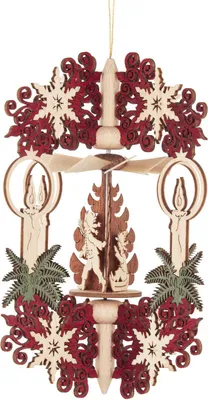 Produktbild von Wärmespiel Kristallkerze Winterkinder BxHxT 9x15x9cm NEU