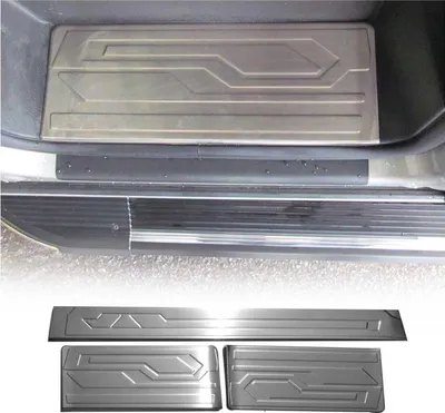 Immagine prodotto di Finiture delle soglie delle porte per Ford Transit Custom 2013-2024 in acciaio inox 3x