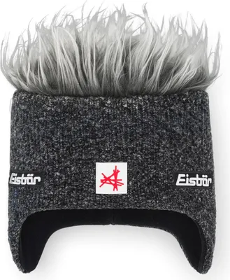 Produktbild von Eisbär Cocker MÜ SA Uni Wuschelhaarmütze mit Fleece-Inlet Grafit/Graumele, 35003-508 - Gr. One Size