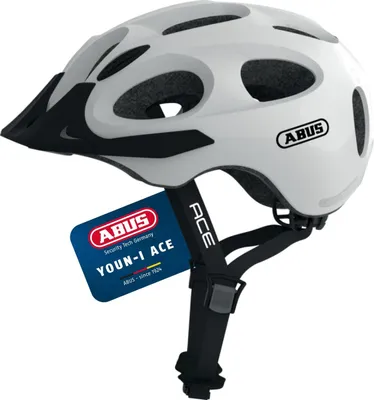 Produktbild von ABUS Stadthelm Youn-I ACE - Fahrradhelm für den Alltag mit integriertem LED-Rücklicht Damen und Herren