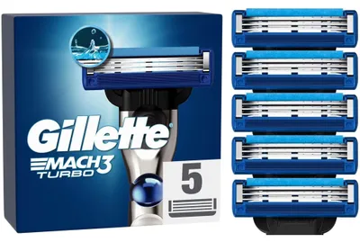Produktbild von Rasierklingen Mach3 Turbo 5 Stk