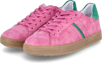 Produktbild von Tom Tailor Damen Low Sneaker Pink Grün Synthetik Größe: 42