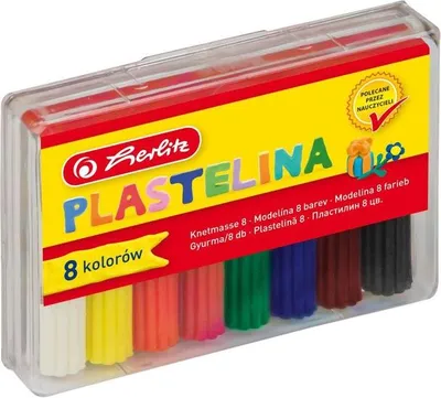 Zdjęcie produktu dla Plastelina 8 kolorów Herlitz