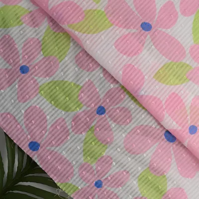 Productafbeelding van Plumentis-stof, katoen, bloemen, roze