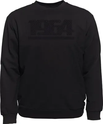 Produktbild von Übergrößen Sweatshirt AHORN SPORTSWEAR Graphic Number schwarz Schwarz 6XL