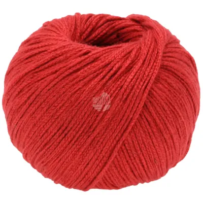 A ball of red yarn.