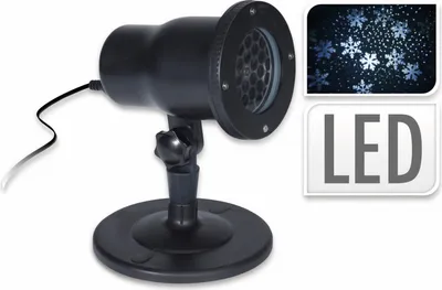 Produktbild von LED-Projektor Schneeflocken 230V