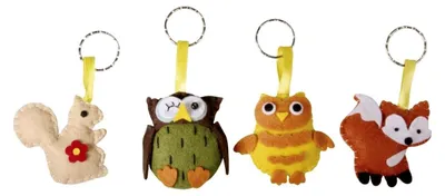 Produktbild von Bastelpackung Waldgeflüster, 5,5cm, Schlüsselanhänger