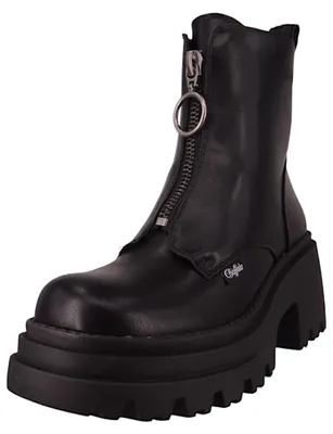 Produktbild von Buffalo Damen Elegante Stiefelette Bravr Zip 1220066 Schwarz