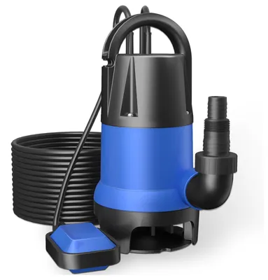 Productafbeelding van Vuilwaterpomp - Dompelpomp - 400 W - 7500 l/h - Vuildeeltjes tot 35 mm
