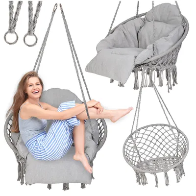 Produktbild von Storchennest mit Kissen 60*80*120 grau