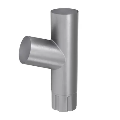 Produktbild von BRYZA Abzweigrohr verzinkt Ø 90 mm, Naturzink