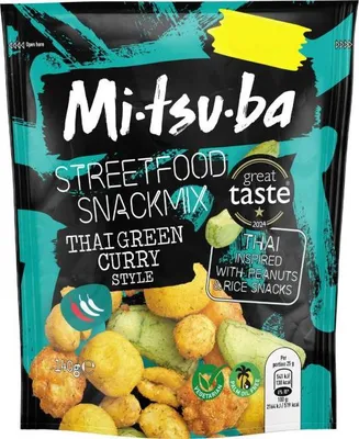 Produktbild von Mitsuba Streetfood Snackmix Thai Green Curry Style 140g