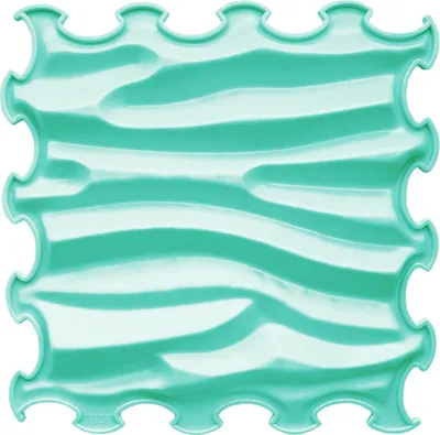 Image de Tapis sensoriel Waves dur (rigide) 1 pc - Turquoise