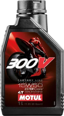 Produktbild von MOTUL 300V Factory Line Straßenrennen Motoröl 15W50 1L