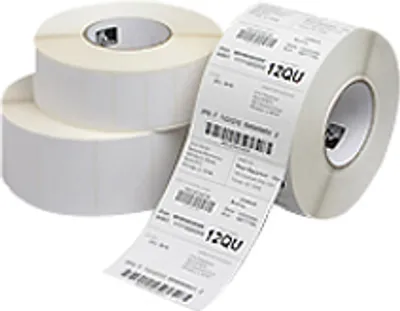 Produktbild von Zebra Z-Select 2000T - Matt - permanenter Acrylklebstoff - beschichtet - perforiert - 51 x 57 mm 16440 Blatt (12 Rolle(n)