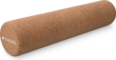 Produktbild von Navaris Faszienrolle Kork - Rolle für Yoga Massage Gymnastik Balance Boards - Massagerolle Fitnessrolle Rückenrolle - Faszien Training