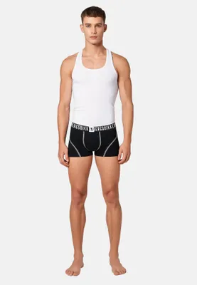 Immagine prodotto di Boxer uomo Bikkembergs bipack misto cotone Spandexe nero Black B