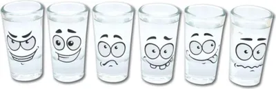 Immagine prodotto di Bicchiere CZ 25ml, 6 pezzi, FUNNY shot