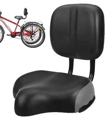 Obrázok produktu pre Pohodlné sedlo na bicykel s opierkou chrbta