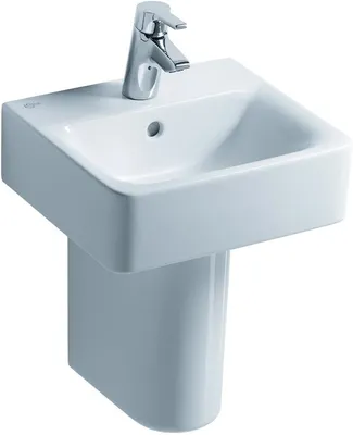 Obrázok produktu pre Ideal Standard IDS umývadlo s ručným umývaním CONNECT CUBE 400 mm biele