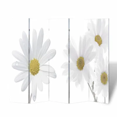 Image de vidaXL Séparation de pièce pliable 200 x 170 cm Fleur