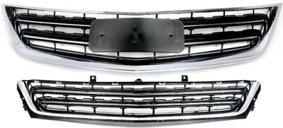 Produktbild von Obere und untere Frontstoßstangengitters für Chevrolet Impala (2014-2020) – Chrom & Schwarz – Auto Zubehör