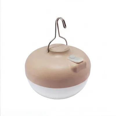 Produktbild von LED Leuchtmittel mit Akku Haken Magnet Ø 11 cm 2700 K dimmbar Fernbedienung tragbar USB IP54 Campingleuchte