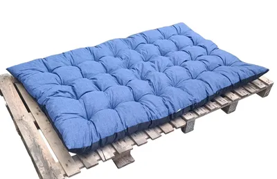 Produktbild von Gartenmatraze Maxikissen 180x115 cm Gartenkissen Loneta blau